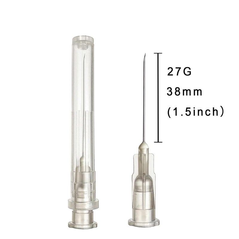 Careach 100pcs 27 Gauge 1.5 inch Needles for Scientific Labs, Measurement and Refilling Inks - Image 2